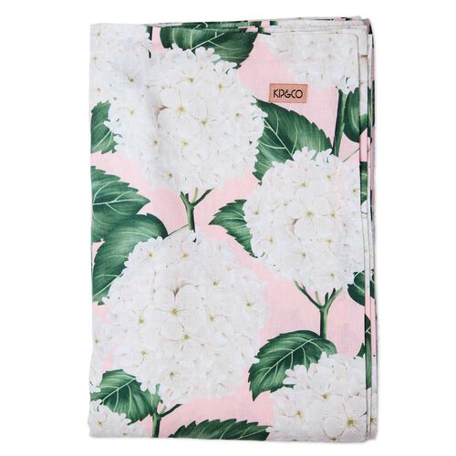 Kip&Co Hydrangea Pink Tablecloth Standard Rectangular